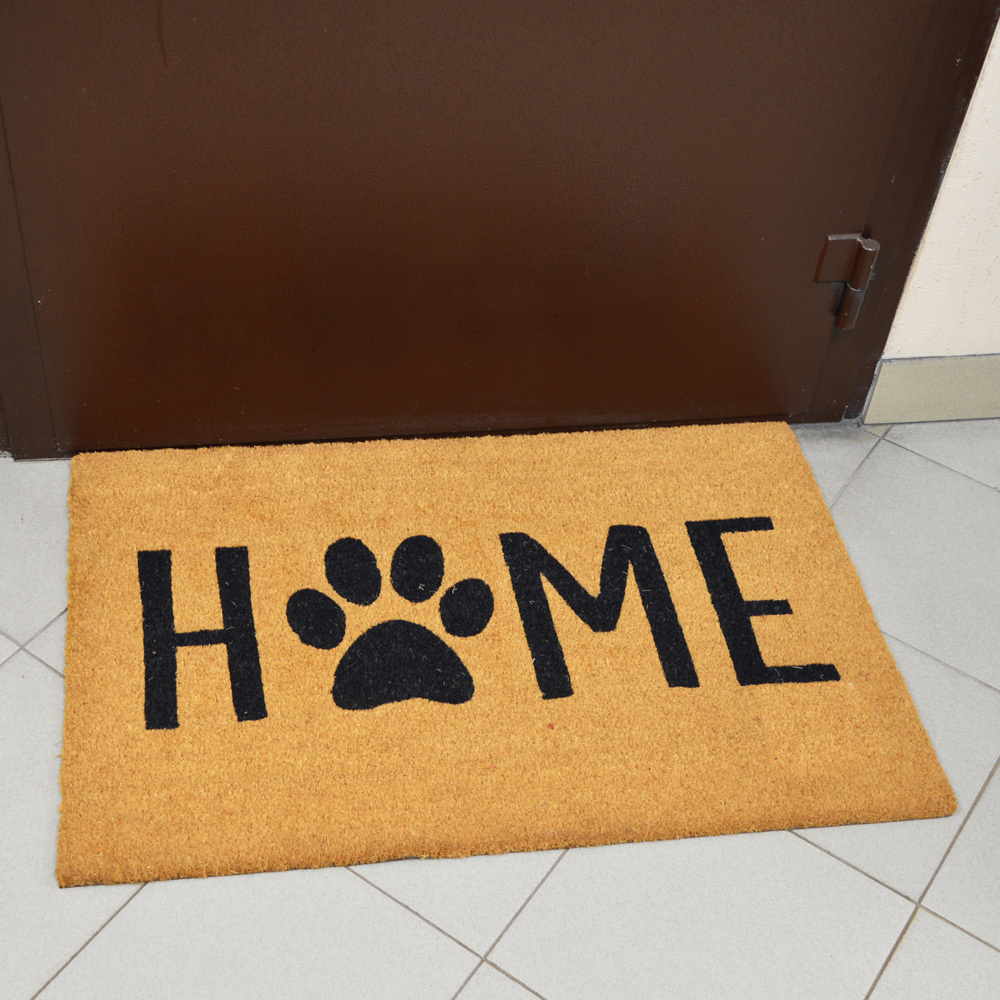 Коврик 60*90см h=15мм кокосовый "Home", коричневый, Blabar