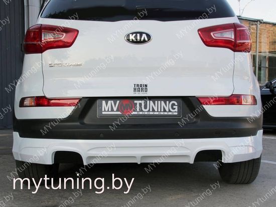 Накладка JSW заднего бампера для Kia Sportage III