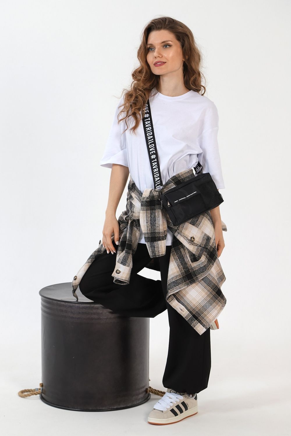 Рубашка женская Квадро-3 Виотекс КОРИЧНЕВЫЙ