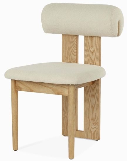 Стул Jennifer дерево и бежевая ткань