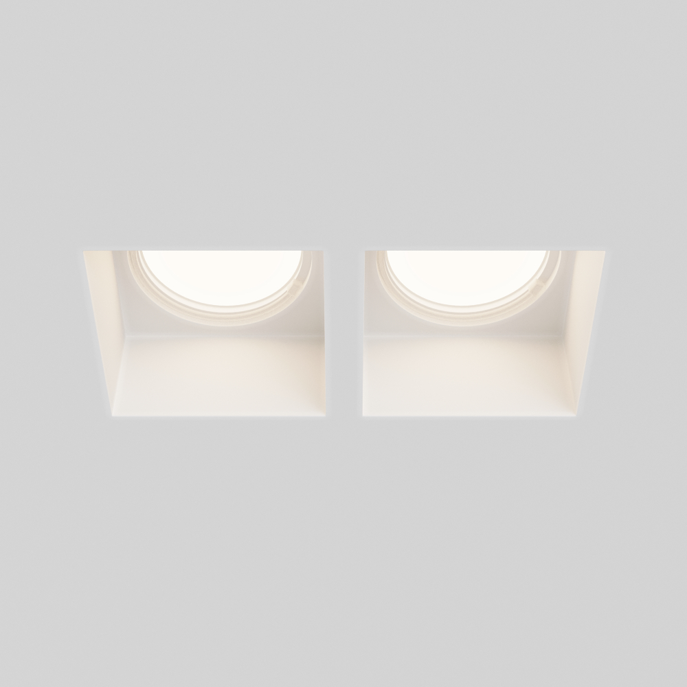 Встраиваемый светильник Maytoni Gyps Modern DL131-GU10-02-W