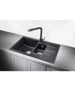 Кухонная мойка Kuppersberg MODENA 60 NL 1,5B1D ANTHRACITE фото 2