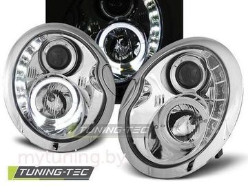 Передние фары daylight chrome для Mini Cooper R50 / R53