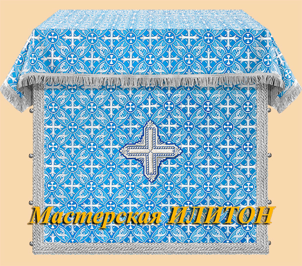 облачение на престол /жертвенник. Любой размер или 100 х 100 х 100 см