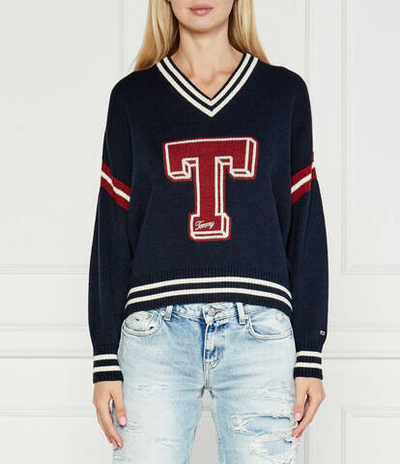 Свитер Tommy Jeans - темно-синий(DW0DW18519)