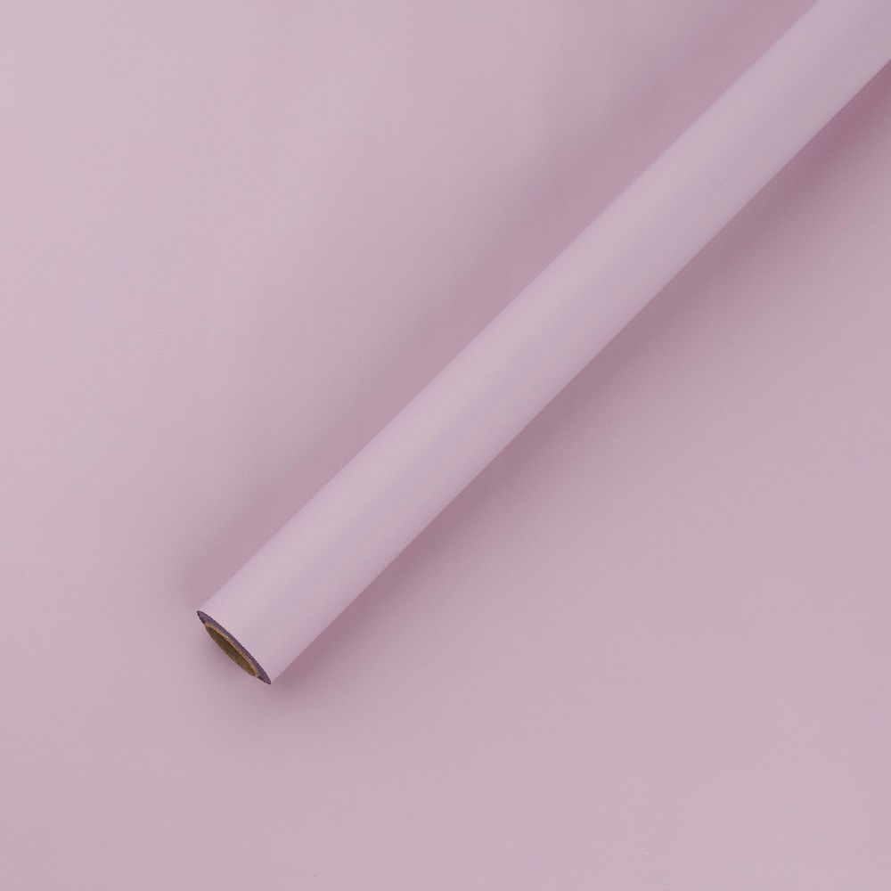 Пленка матовая "Сансин" 50смx10м 53mic (Светло-сиреневый)