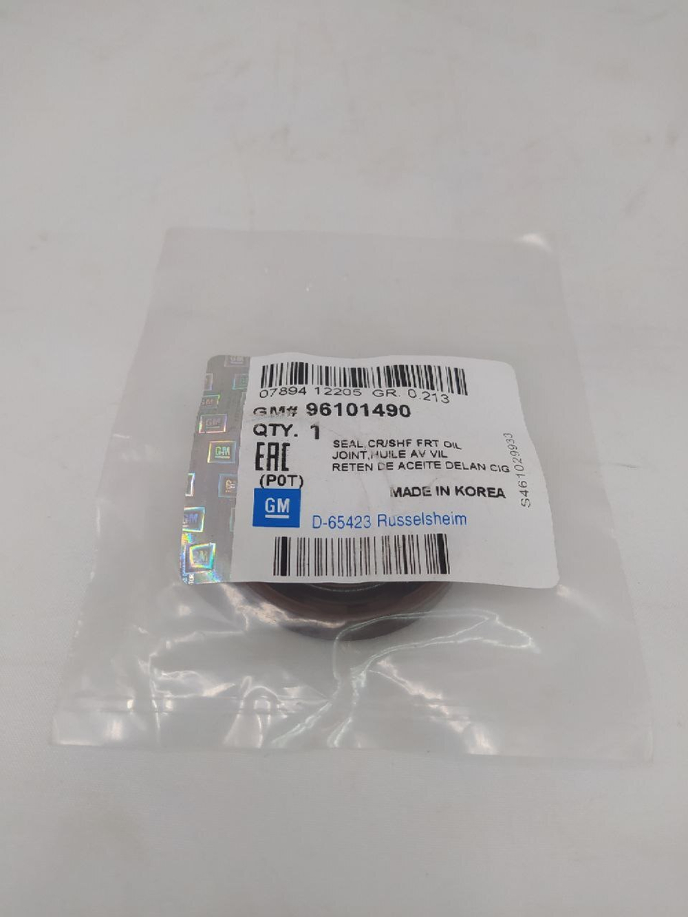 Сальник коленвала передний GM 96101490 Daewoo Nexia 26х42х8
