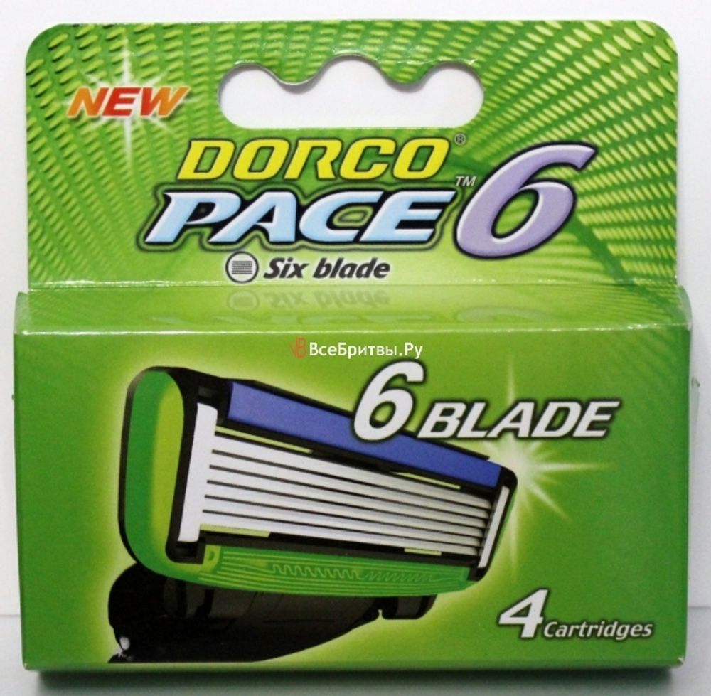 Dorco кассеты мужские &quot;PACE-6&quot; 4шт