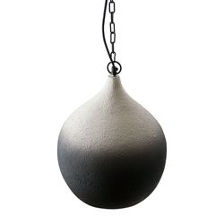 Светильник подвесной Sustainable collection, Ø33х38 см, черный/белый