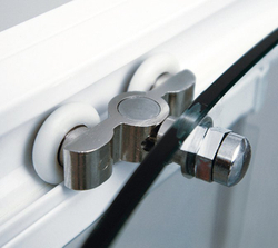 Душевая дверь Ravak Rapier NRDP2-120 L сатин + грейп 0NNG0U0LZG