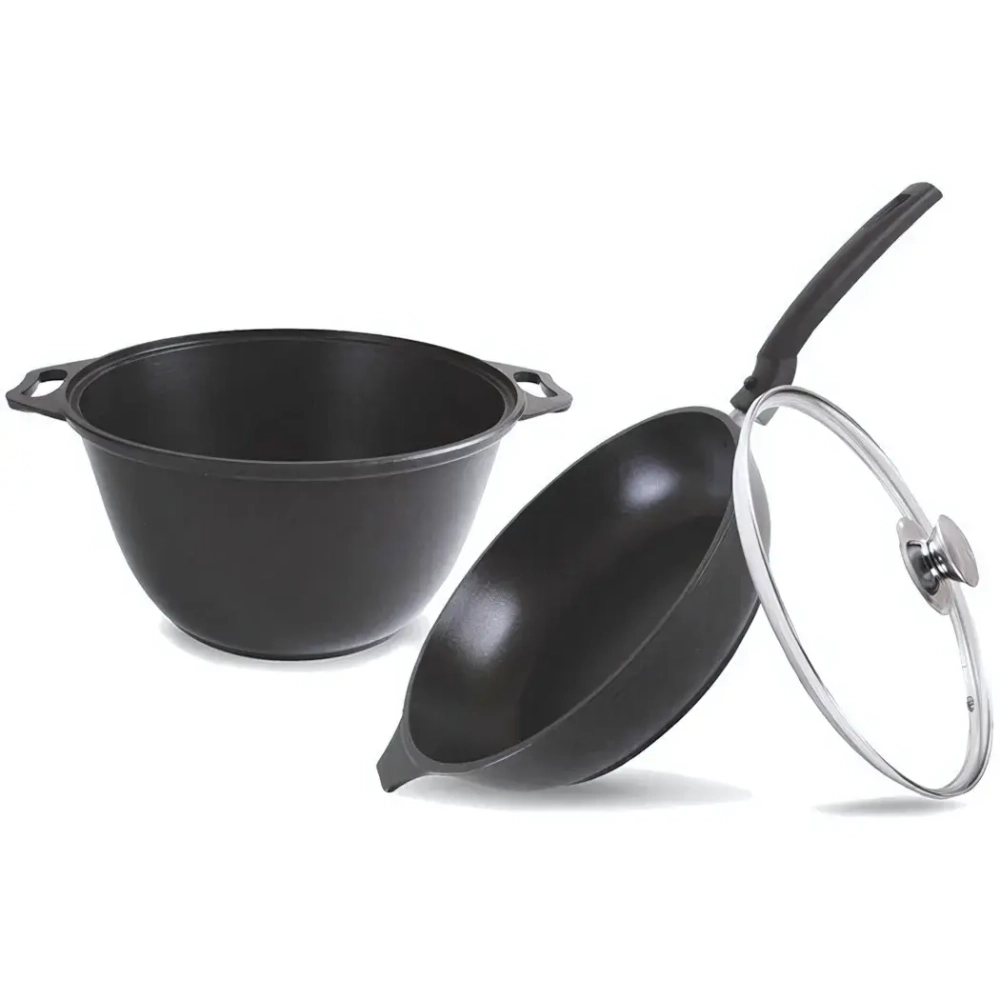 Набор кухонной посуды №10 с антипригарным покрытием «Традиция» (к41а, с246а)