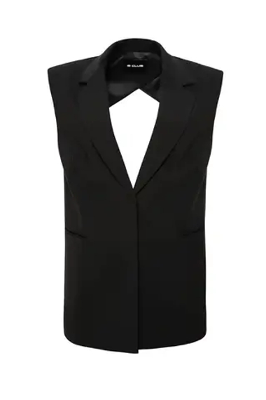 “Open back vest” Жилет с открытой спиной