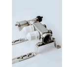 Коллекторная группа Grosseto с расходомерами 1"x¾" 2 выхода, нержавеющая сталь 10 бар универсальный кронштейн, автоматический воздухоотводчик