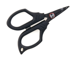 Ножницы для плетёнки с разжимом для заводных колец Lucky John MICRO GAME