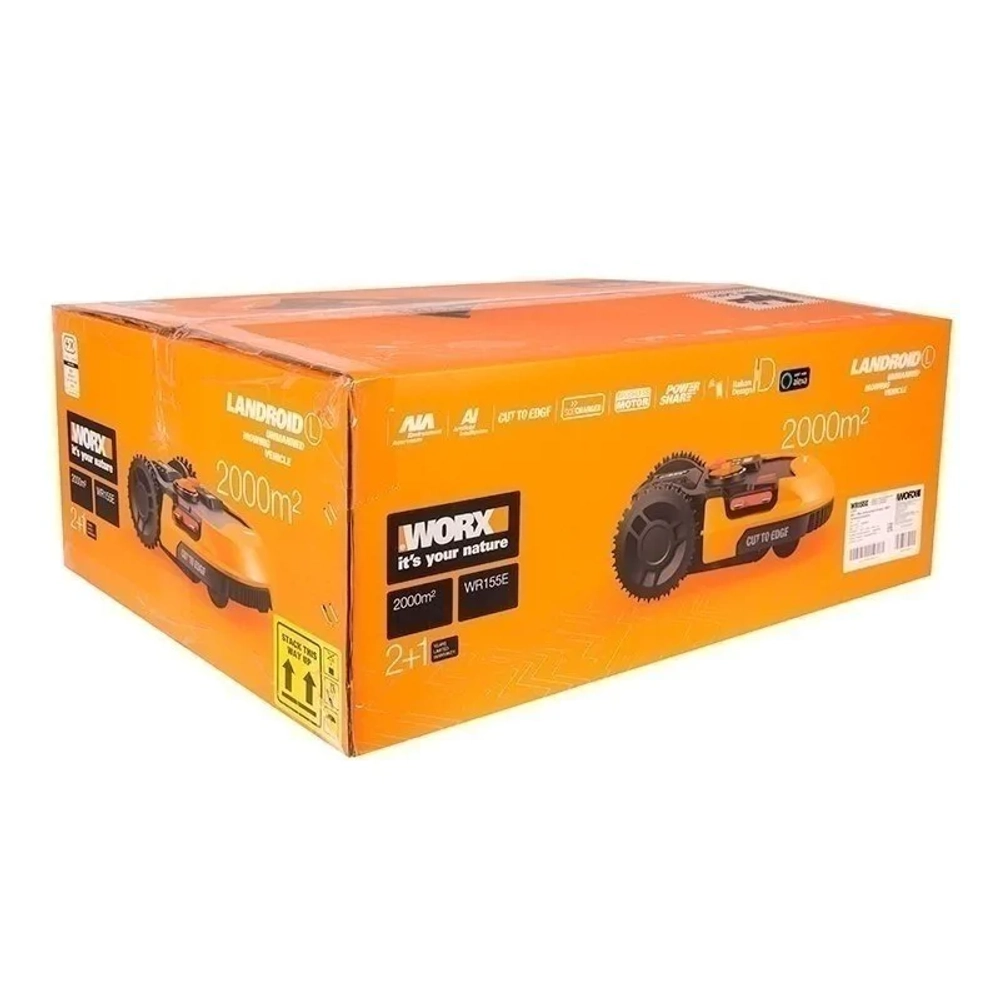 Робот-газонокосилка WORX Landroid L WR155E (2000 м²) В нож 18 см, WR155E