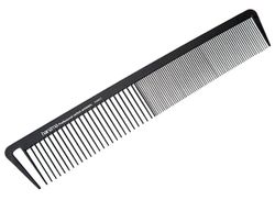 Парикмахерская расчёска Harizma, широкая, карбон (h10657)