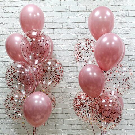 Два сета из воздушных шаров с конфети_1