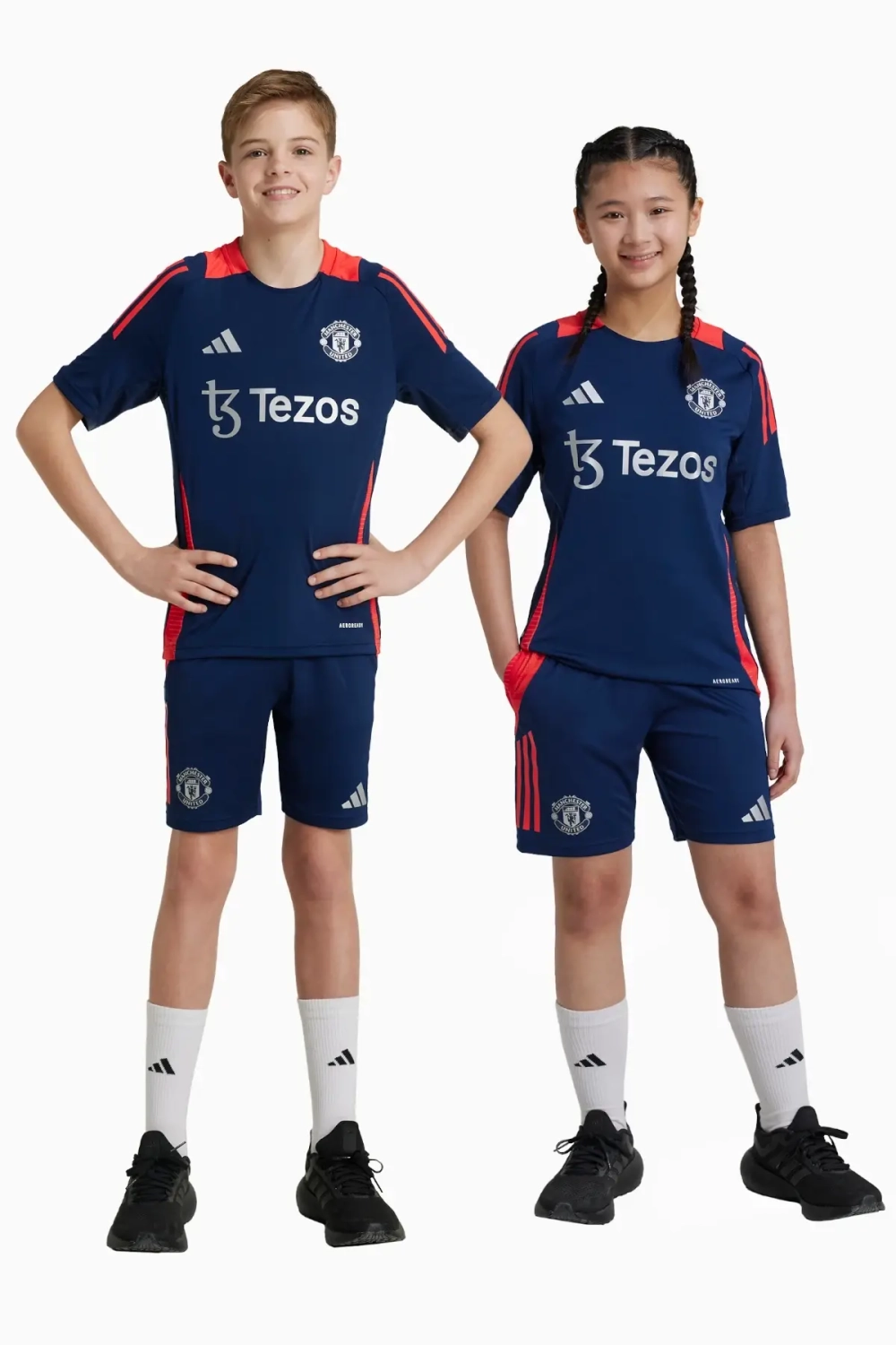 Шорты adidas Manchester United 24/25 Training Junior - темно-синий