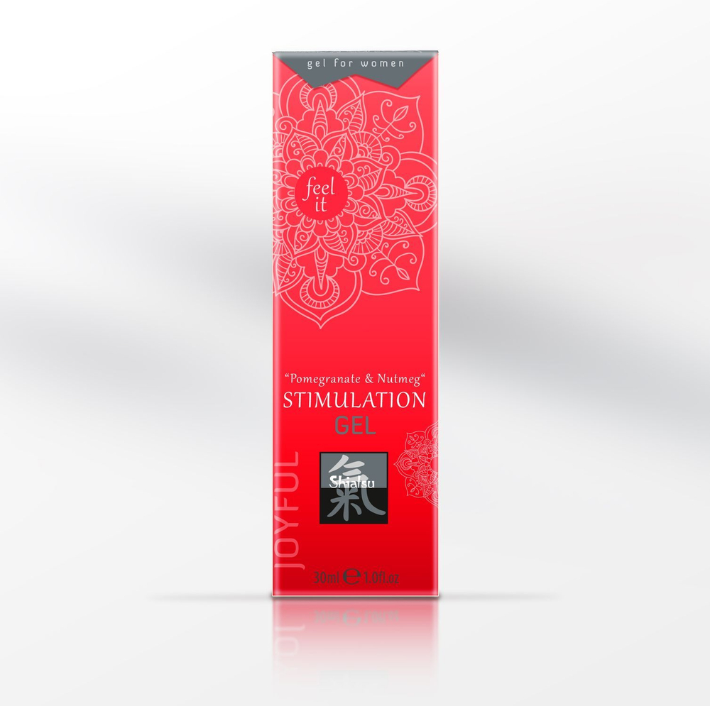 Возбуждающий интимный гель Shiatsu 30 мл с гранатом и мускатным орехом