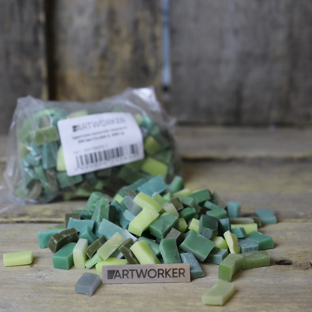 Цветная колотая смальта SM-Set-Forest-2, 600 гр