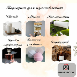 Prof-Royal отдушка парфюмерная MALE BORO для свечей, мыла и диффузоров, 100 мл