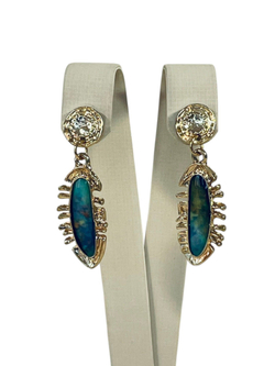 Серьги Древний Египет сколопендра