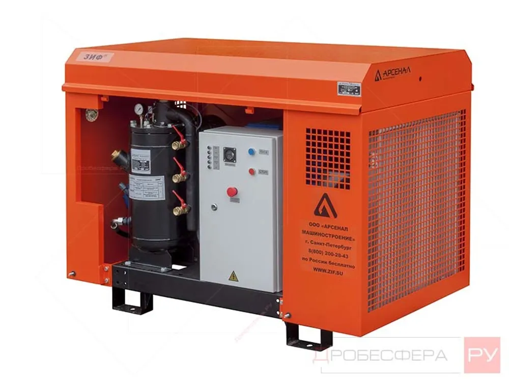 Винтовой компрессор ЗИФ-СВЭ-4,0/0,7 в кожухе