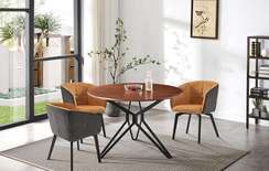 Стол Hert Ø120 см, орех