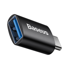Адаптер-переходник Baseus Ingenuity Series Mini OTG Adaptor Type-C - USB-A 3.1 черный (ZJJQ000001)