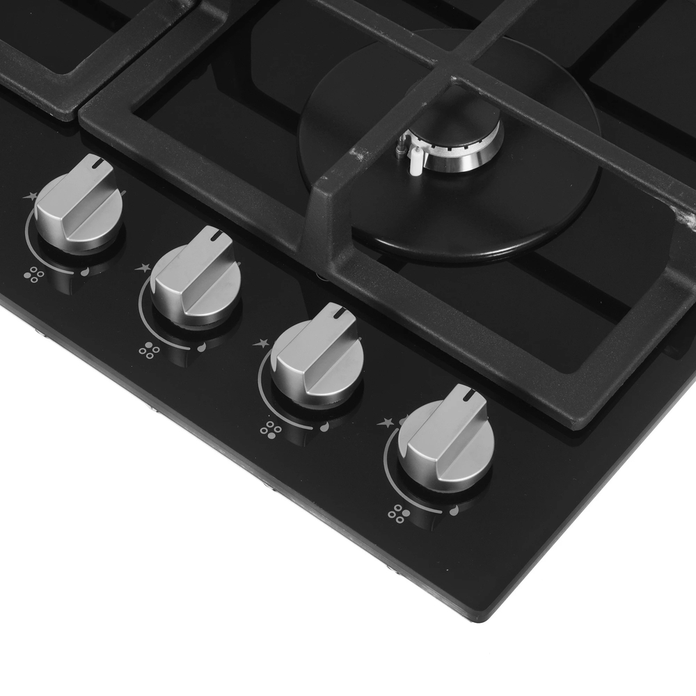 Варочная панель газовая Electronicsdeluxe GG4_750229F-012 черное стекло