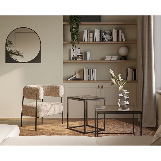 Зеркало настенное geometria, D71 см