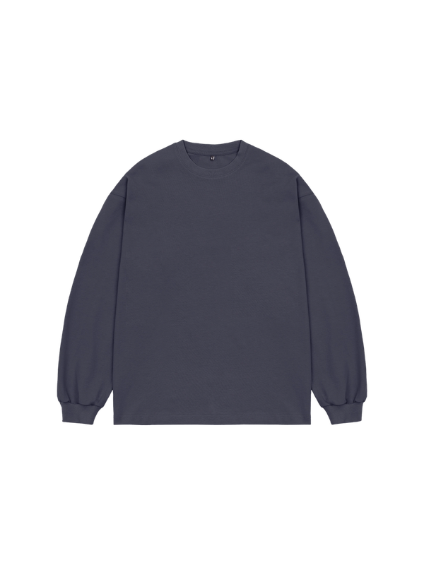 Лонгслив оверсайз (графит) 230 г