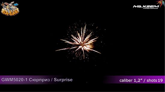 Сюрприз (surprise) 1,2" х 19 GWM5020/1