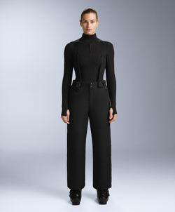 OYSHO Водонепроницаемые свободные брюки прямого кроя Primaloft® Feel the Performance TM SKI, черный