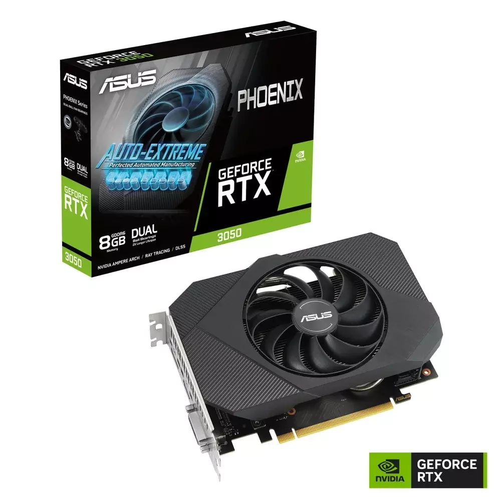 Видеокарта ASUS GeForce RTX3050 8Gb GDDR6 (PH-RTX3050-8G-V2)