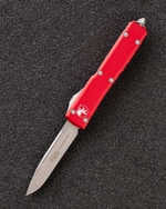 Автоматический складной нож Microtech Ultratech S/E Standart Stonewash VG-10 121-10RD (красный)