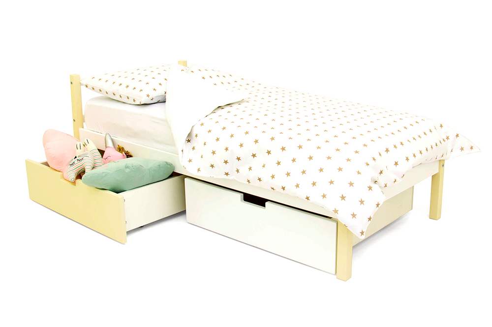 Детская кровать Бельмарко Svogen classic бежево-белый