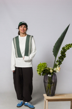 Брюки-бананы из плотного футера без начеса "Шоколад"