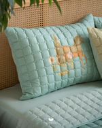 Комплект стеганного покрывала и 3 наволочек Soufiyan Navy Blue Hermodr 130220321 Иран