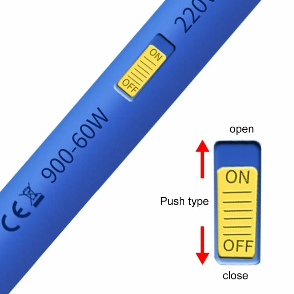 Паяльник электрический 60 Вт, паяльный набор