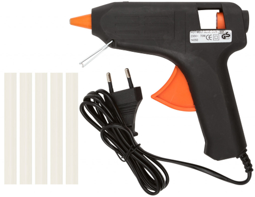 Пистолет клеевой 11 мм Чемодан FIT