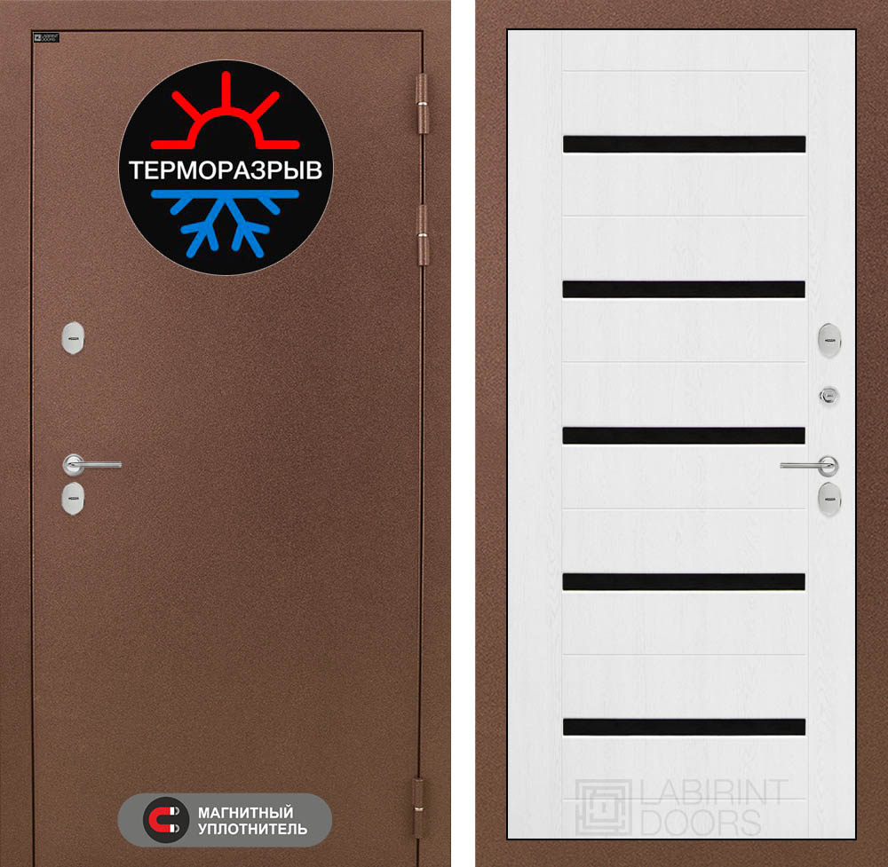 Термомагнит 01 белое дерево