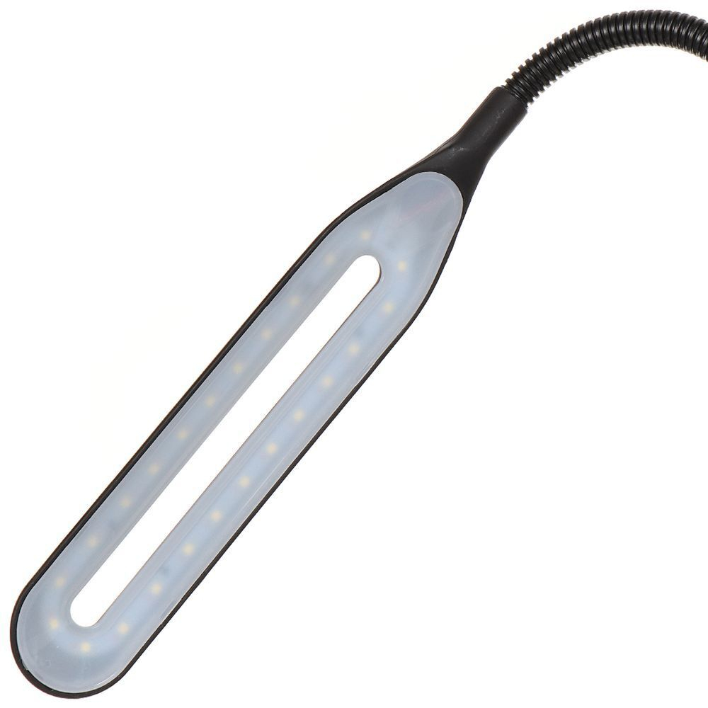 Светильник настольный на прищепке, USB+адаптер, черный, SPE17156-14/333935