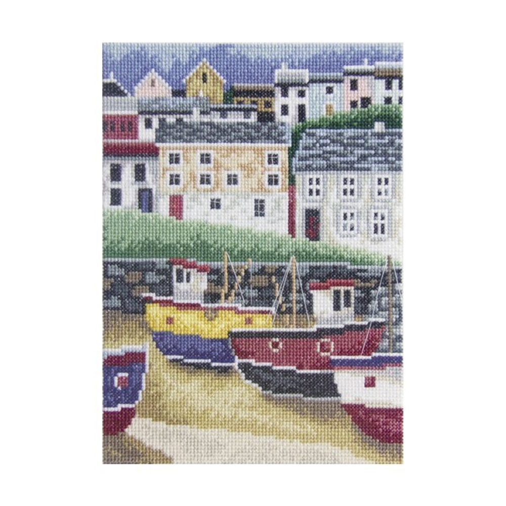 "Рыбацкий городок"-C166 вышивка