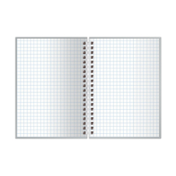 Записная книжка А6 80л., на гребне BG "Monocolor. Dark", глянцевая ламинация, твердая обложка