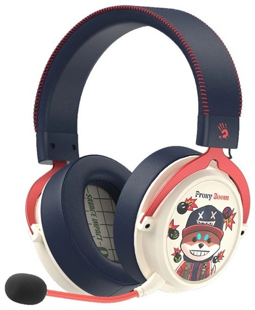 Наушники A4Tech Bloody MR595 Proxy Boom белый