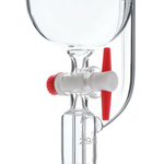 Воронка капельная цилиндрическая, 1000 мл, с компенсатором, шлиф 29/32-29/32, с PTFE краном