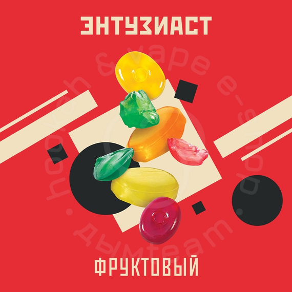 Табак для кальяна &quot;Энтузиаст&quot; с ароматом фруктов (ФРУКТОВЫЙ), 25 г