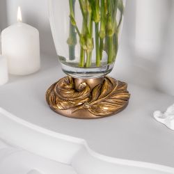 Ваза для цветов Боа Флора Бронза