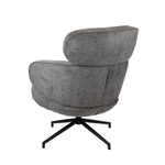 Кресло KING серый, шенилл